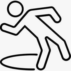 人身伤害坠落事故伤害高清图片