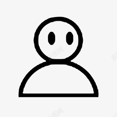 人描边图标