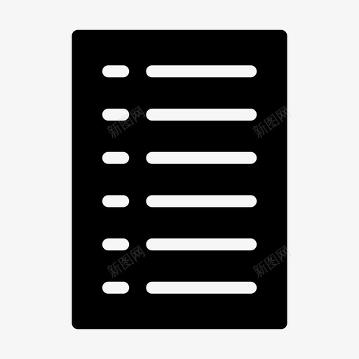 文档列表页面纸张svg_新图网 https://ixintu.com 文档 列表 页面 纸张 工作 作表 业务管理 标志 标志符 符号
