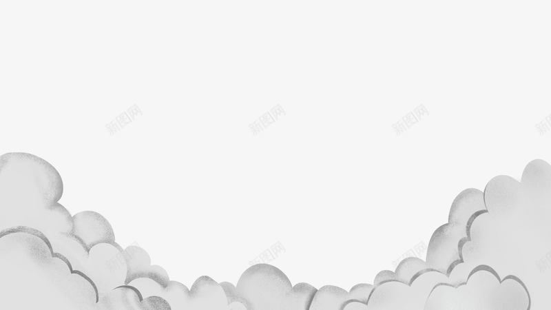 小清新卡通创意边框云朵png免抠素材_新图网 https://ixintu.com 清新 卡通 创意 边框 云朵