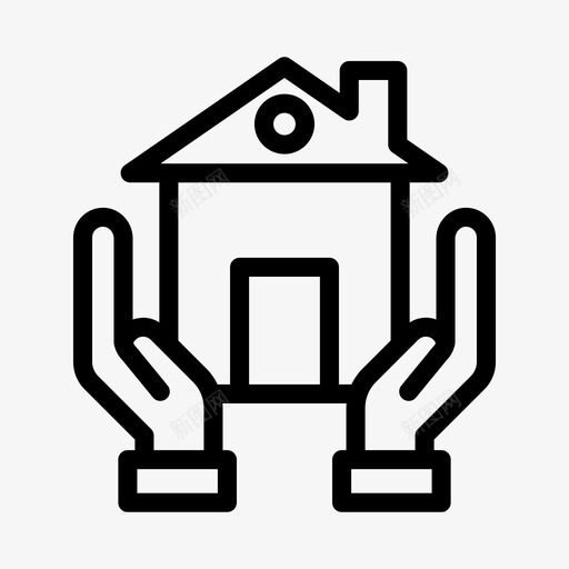 房子安全家保险svg_新图网 https://ixintu.com 一行 保护 保险 全家 全家logo 字形 安全 家庭 房子