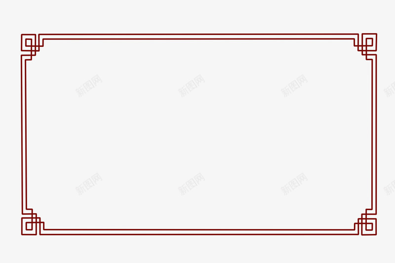 传统中国风边框png免抠素材_新图网 https://ixintu.com 传统 中国 国风 边框