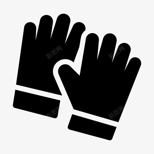 手手套防护安全svg_新图网 https://ixintu.com 手套 安全 防护 清洁 标志