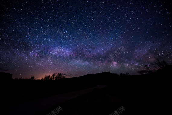 星空夜景月亮天空星星摄影后期照片修图溶图滤色PSD摄影图片