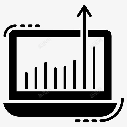 网络流量增长信息图表统计svg_新图网 https://ixintu.com 网络 流量 增长 分析 信息 图表 统计 搜索引擎 优化 字形 矢量