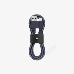绑带式帆布鞋BeltCable智能充电整洁绑带式数据线采用一体高清图片