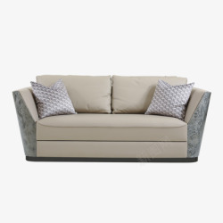 卫诗理意式极简真皮实木沙发客厅现代轻奢沙发茶几组合素材