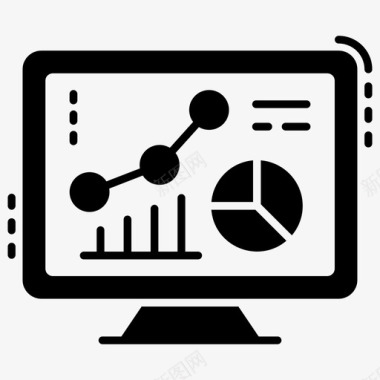 在线数据分析市场调查在线图表图标