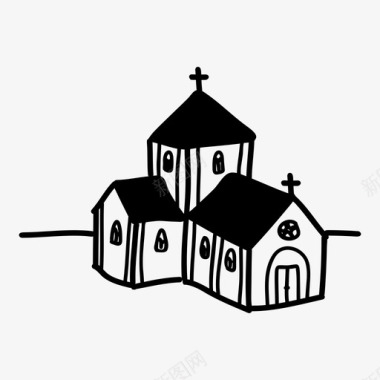 教会天主教基督教图标
