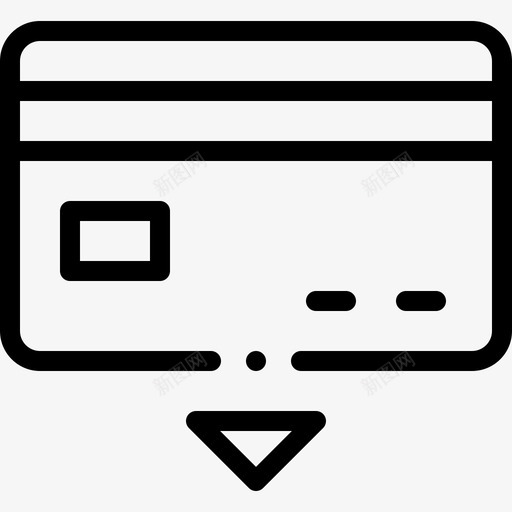 信用卡保护安全17线性svg_新图网 https://ixintu.com 信用卡 保护 安全 安全线 线性