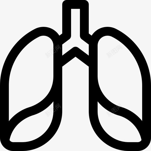 肺病毒传播6线状svg_新图网 https://ixintu.com 肺病 病毒 传播 线状