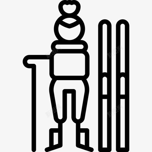 滑雪者活跃的生活方式41直系svg_新图网 https://ixintu.com 滑雪者 活跃 生活方式 直系