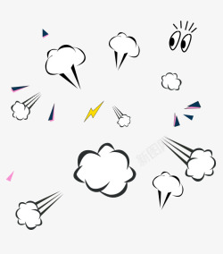 蘑菇云层对话框蘑菇云爆炸对话框高清图片