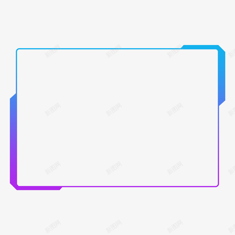 科技酷炫竞技边框png免抠素材_新图网 https://ixintu.com 科技 酷炫 竞技 边框
