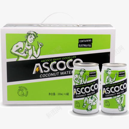 ASCOCO可可椰子水可可青椰子果味饮料汁菲律宾进png_新图网 https://ixintu.com 可可 椰子 果味 饮料 菲律宾