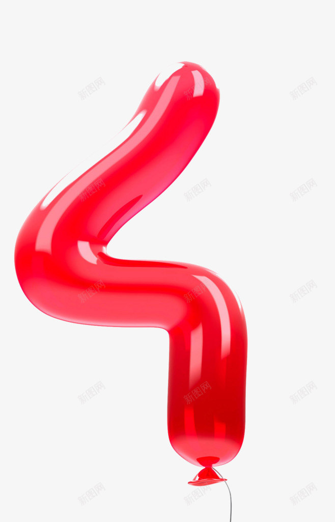 艺术字创意红色气球字体4png免抠素材_新图网 https://ixintu.com 创意 字体 气球 红色 艺术