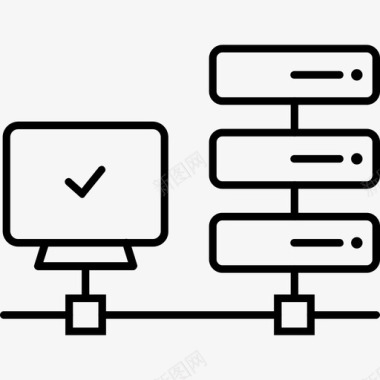 通过服务器传输数据网络传输数据图标