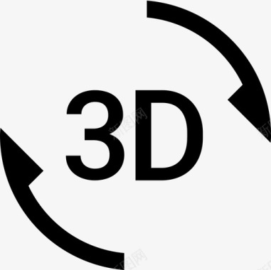 3D放大图标