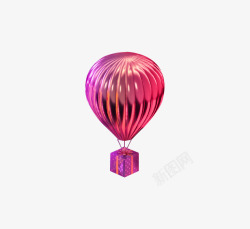 热气球立体素材