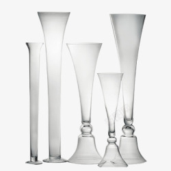 落地玻璃花瓶插花器皿婚庆路引酒店餐桌花器样板房会所素材