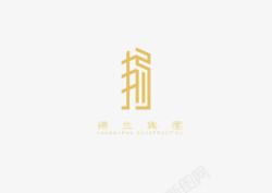 mj扬升集团房地产LOGO设计平面标志MJ豆芽蔡原创作高清图片