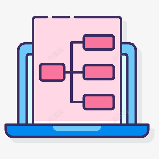 Ux设计计算机编程图标线颜色svg_新图网 https://ixintu.com 设计 计算机 编程 图标 标线 颜色