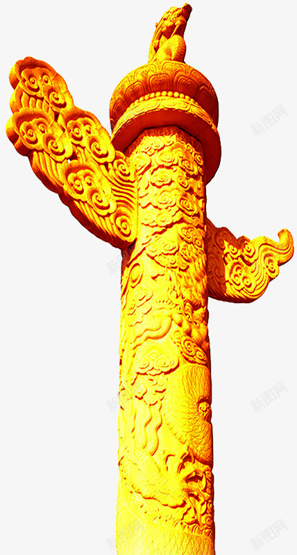 华表3png免抠素材_新图网 https://ixintu.com 华表