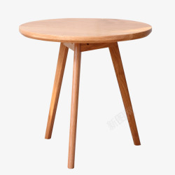 小圆桌木质素材
