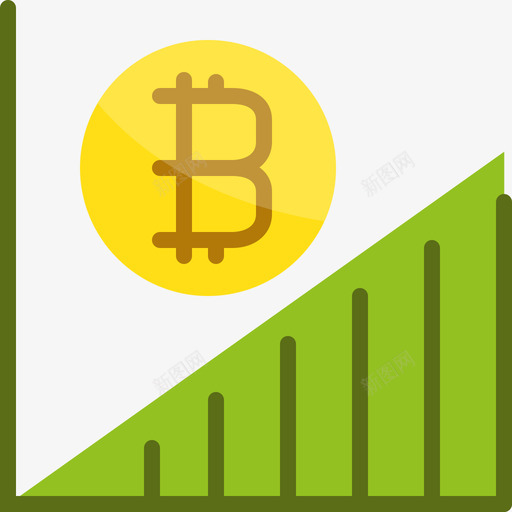 增长图比特币1平坦svg_新图网 https://ixintu.com 增长 比特 平坦