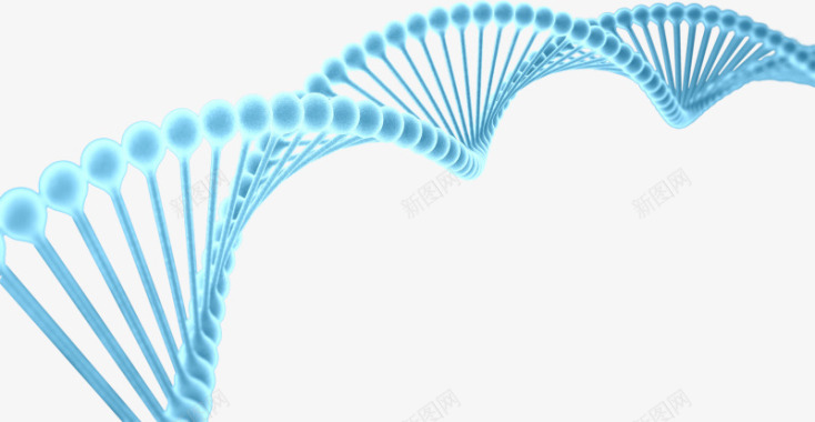 蓝色DNA生物科技图图标