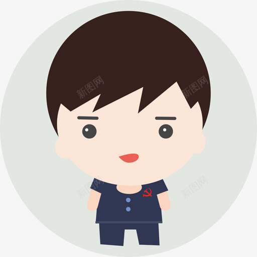 头像男1svg_新图网 https://ixintu.com 头像