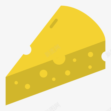 奶酪营养25扁平图标