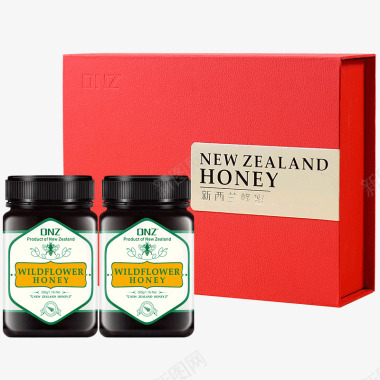 蜂蜜礼盒新西兰原装进口野花蜂蜜纯正天然蜜两瓶装高档图标