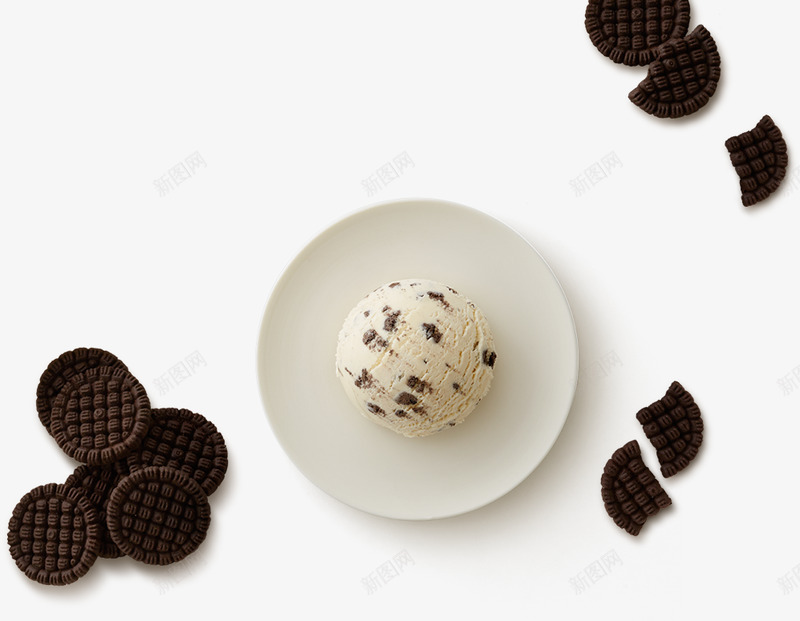 俯视巧克力饼干巧克力牛奶雪糕png免抠素材_新图网 https://ixintu.com 巧克力 俯视 饼干 牛奶 雪糕
