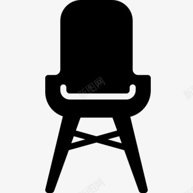 椅子家用家具12填充图标