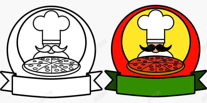 比萨厨师食品餐厅烹饪意大利美食披萨美味设计徽标可爱png_新图网 https://ixintu.com 比萨 厨师 食品 餐厅 烹饪 意大利 美食 披萨 美味 设计 徽标