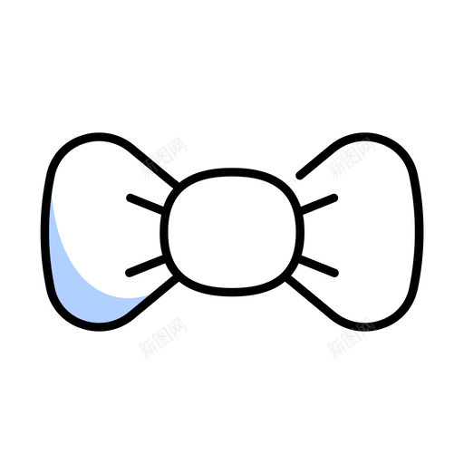 领结svg_新图网 https://ixintu.com 领结 线性 多色 商务 圆润 简约 扁平