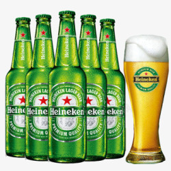 原装进口荷兰送专用啤酒杯喜力啤酒Heineken荷兰原装进口啤高清图片