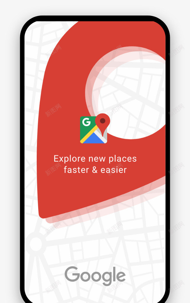 谷歌地图重新设计UI设计作品app界面主界面首页资png_新图网 https://ixintu.com 界面 谷歌 地图 重新 设计 设计作品 首页