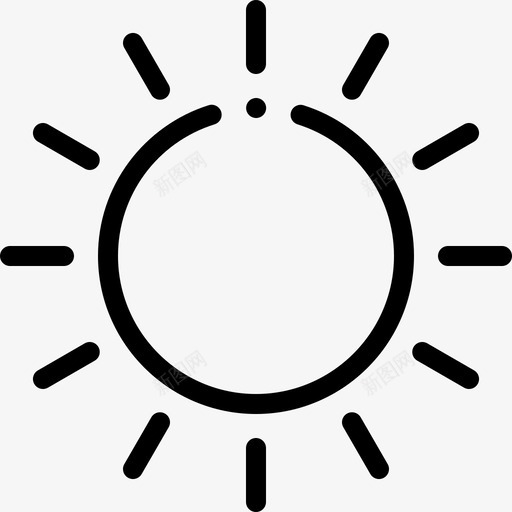 太阳可持续能源54线性svg_新图网 https://ixintu.com 太阳 持续 能源 线性