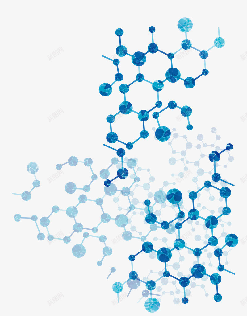 分子形状png免抠素材_新图网 https://ixintu.com 分子 形状