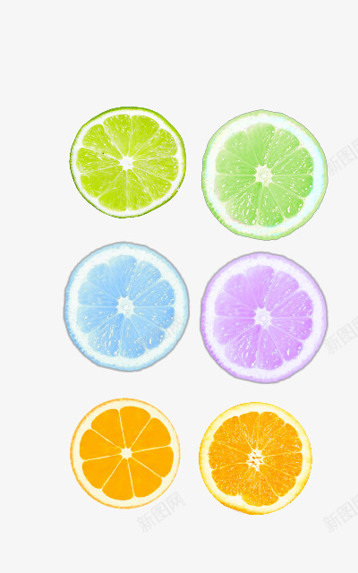 六色柠檬抱图点赞png免抠素材_新图网 https://ixintu.com 六色 柠檬 抱图点