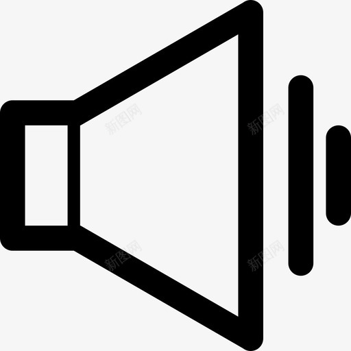 公告小喇叭svg_新图网 https://ixintu.com 公告 小喇叭