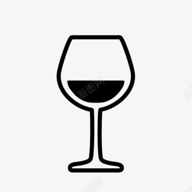 图标红酒杯图标