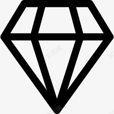 钻石商业480直线型图标