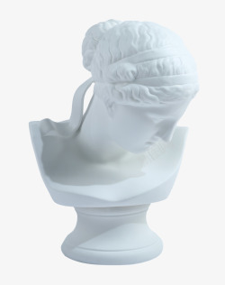 阿勒的维纳斯人物头像陶瓷雕塑摆件素材