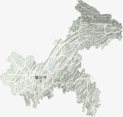 重庆市重庆市地形地图重庆市谷歌地形地图高清图片