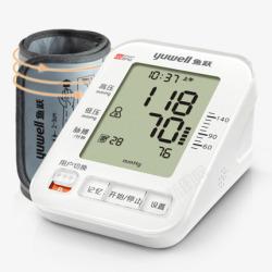 语音血压计鱼跃电子血压计家用语音上臂式血压仪器自动智能血压测高清图片