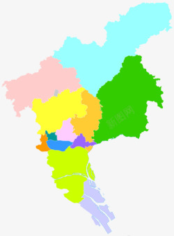 广州市地图素材