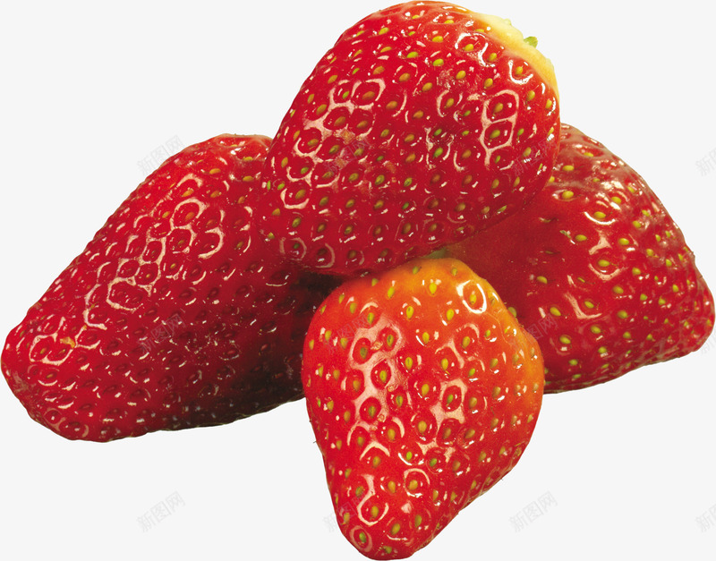 草莓图水果食物png免抠素材_新图网 https://ixintu.com 草莓 水果 食物
